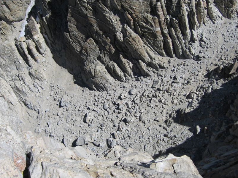2006-09-03 Matterhorn (70) Gully we came up